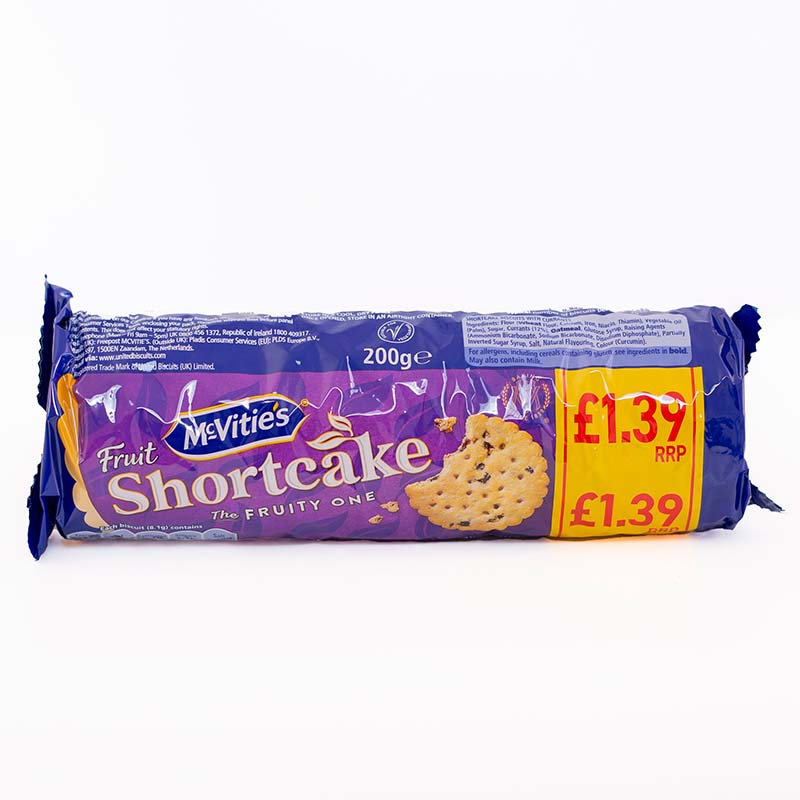 Mcvities Fruit Shortcake Biscuits Pack Of 12 X 200g The Bounty Shop 5557